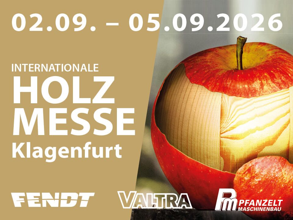 ACA Center Stumpf ist vom 2. bis 5. September auf der Holzmesse Klagenfurt in Halle 4 mit dabei